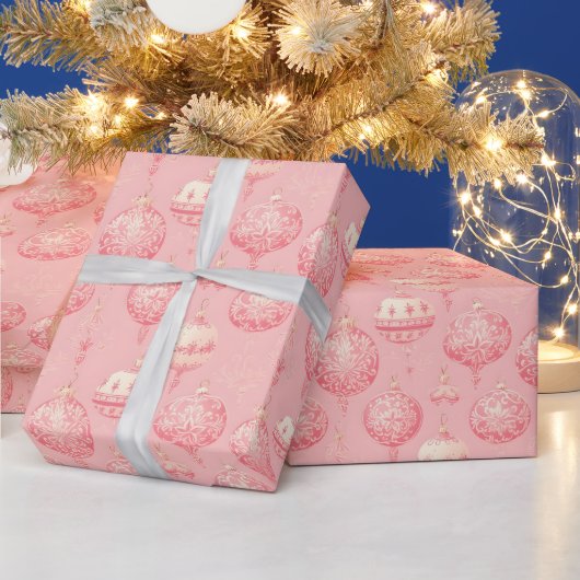 Elegante meisjesachtige  roze decoraties cadeaupapier (Feestdagen)