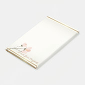 Elegante Meisjesachtige Stijlvolle,Bloem Post-it® Notes (Schuin)