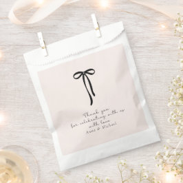 elegante melk roze Dank u Bedankzakje