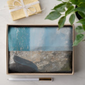 Elegante Memorial Funeral Carriage Decoupage Tissuepapier (Geschenk)