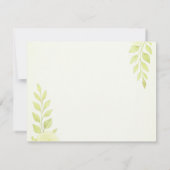 Elegante Memorial Keepsake - Minimalistische liefd Bedankkaart (Achterkant)