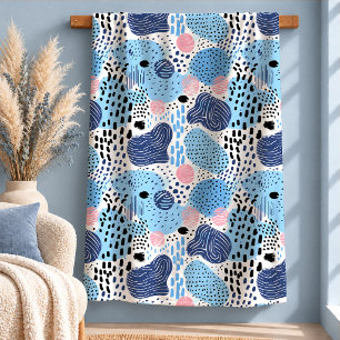 Elegante Memphis-vormen Cozy Throw Deken Design