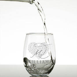 Elegante meneer en mevrouw Persoonlijk Wijnglas Zonder Voet