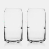 Elegante meneer mevrouw Passen getrouwd paar huwel Blikvorm Glas (Links)