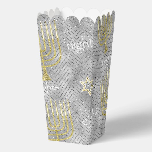 Elegante menorah's bedankdoosjes (Voorkant)