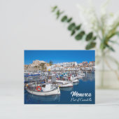 Elegante Menorca Haven van Ciutadella Briefkaart (Staand voorkant)