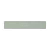 Elegante Menu- & Uitnodigingswikkel Uitnodigingen Wikkel (Vlak)