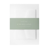 Elegante Menu- & Uitnodigingswikkel Uitnodigingen Wikkel (Voorkant Voorbeeld)