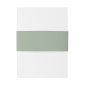 Elegante Menu- & Uitnodigingswikkel Uitnodigingen Wikkel (Achterkant Voorbeeld)