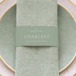Elegante Menu- & Uitnodigingswikkel Uitnodigingen Wikkel