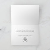 Elegante Merry Christmas Boho Composition Corporat Feestdagen Kaart (Binnen)