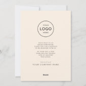 Elegante Merry Christmas Pine Tree Bow Business Feestdagenkaart (Achterkant)