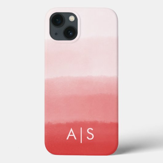 Elegante, met monogram gegraveerde initialen verva Case-Mate iPhone case (Achterkant)