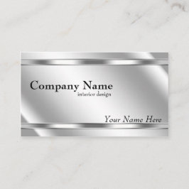 Elegante metaalachtige uitstraling Shaded Platinum Visitekaartje