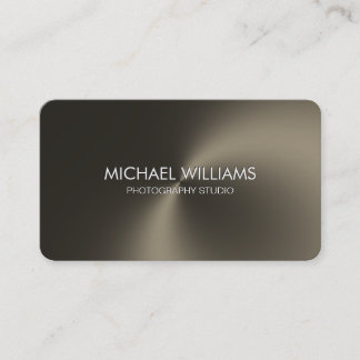 Elegante metal profesional blanco negro brillante visitekaartje