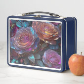 Elegante metalen lunchbox (In situ)
