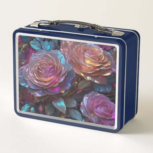 Elegante metalen lunchbox (Achterkant)