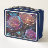 Elegante metalen lunchbox (Voorkant)