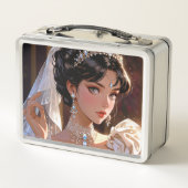 Elegante metalen lunchbox (Achterkant)