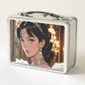 Elegante metalen lunchbox (Achterkant)
