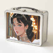 Elegante metalen lunchbox (Voorkant)