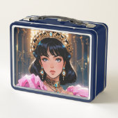 Elegante metalen lunchbox (Achterkant)
