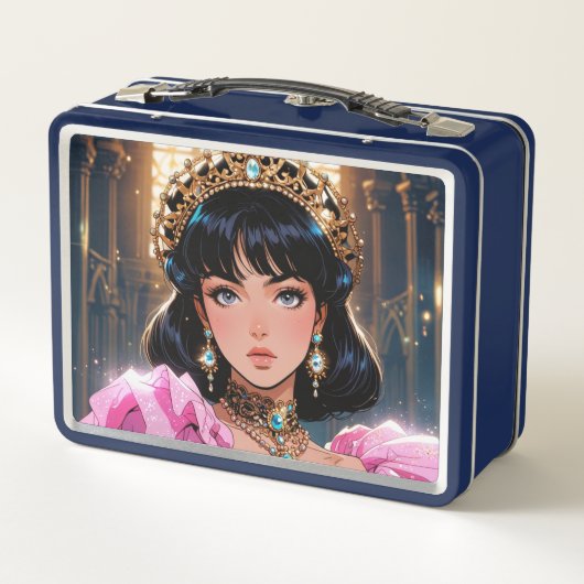 Elegante metalen lunchbox (Achterkant)