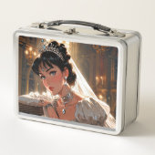 Elegante metalen lunchbox (Voorkant)