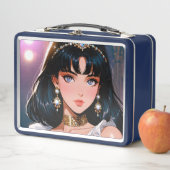 Elegante metalen lunchbox (In situ)