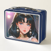 Elegante metalen lunchbox (Achterkant)