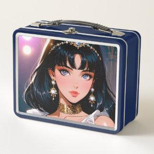 Elegante metalen lunchbox