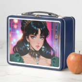 Elegante metalen lunchbox (In situ)