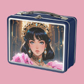 Elegante metalen lunchbox