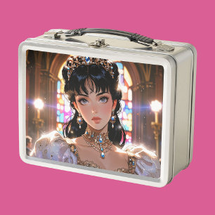 Elegante metalen lunchbox
