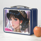 Elegante metalen lunchbox (In situ)
