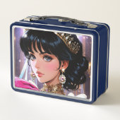 Elegante metalen lunchbox (Achterkant)