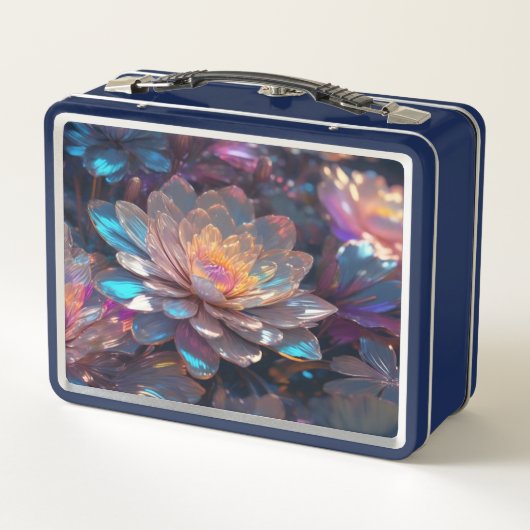Elegante metalen lunchbox (Achterkant)