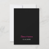 Elegante Mexicaanse bloemen bruiloft Save The Date (Achterkant)