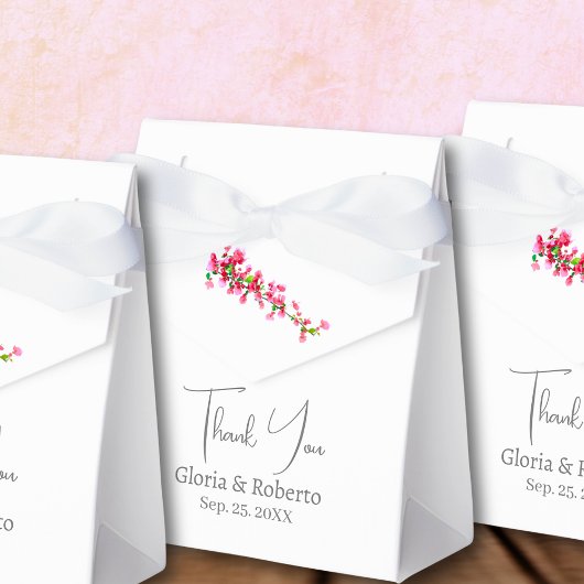 Elegante Mexicaanse bruiloft hacienda stijl dank u Bedankdoosjes