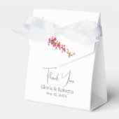 Elegante Mexicaanse bruiloft hacienda stijl dank u Bedankdoosjes (Voorkant Zijde)