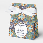 Elegante Mexicaanse Floral Talavera bruiloft Bedankdoosjes (Voorkant Zijde)