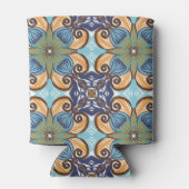 Elegante Mexicaanse Floral Talavera bruiloft Blikjeskoeler (Achterkant)