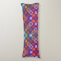 Elegante Mexicaanse talavera rood blauw paarse teg
