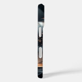 Elegante Midnight Floral iPhone Case (Achterkant / Rechts)