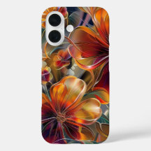 Elegante Midnight Floral iPhone Case