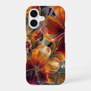 Elegante Midnight Floral iPhone Hoesje iPhone 16 Hoesje