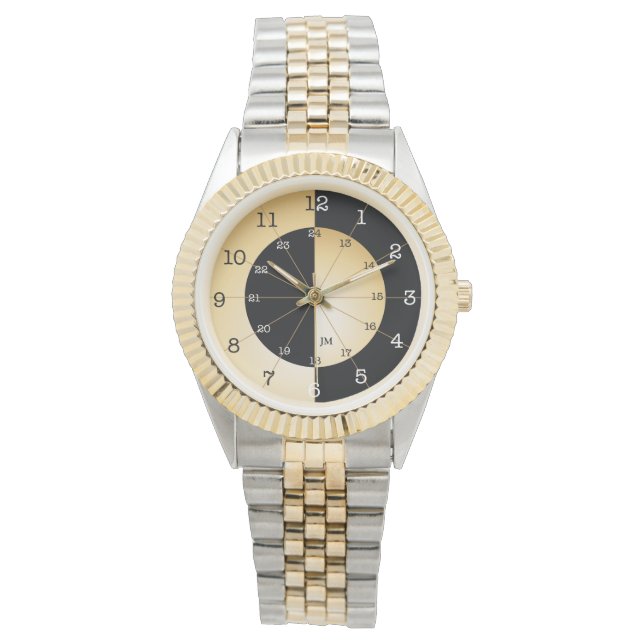 Elegante militaire tijd horloge (Voorkant)
