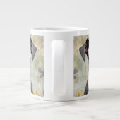 Elegante Mini Schnauzer Grote Koffiekop (Achterkant)