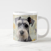 Elegante Mini Schnauzer Grote Koffiekop (Rechts)