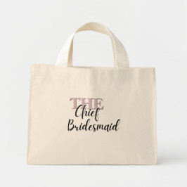 Elegante Minikunst Mini Tote - Hoofd Bruidsmeisje Bag